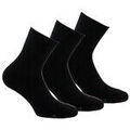 Chaussettes sur Grenoble : Chaussettes Kindy Lot de 3 paires de socquettes cama&iuml;eux Noir