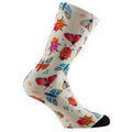 Chaussettes Kindy Mi-chaussettes imprim&eacute;es All over d'insectes viscose de bambou Orange