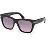 Lunettes de soleil Tom Ford FT1343 FLYNN-02 Lunettes de soleil, Noir/Fum&eacute;e, 55 mm Noir