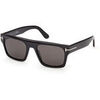 Lunettes de soleil Tom Ford FT1337 CYRUS-02 Lunettes de soleil, Noir/Fum&eacute;e, 53 mm Noir