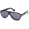 Lunettes de soleil Tom Ford FT1336 SAMUELE-02 Lunettes de soleil, Noir/Bleu, 61 mm