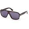 Lunettes de soleil Tom Ford FT1335 WILLIAM-02 Lunettes de soleil, Havana/Bleu, 63 mm