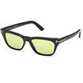 Lunettes sur Grenoble : Lunettes de soleil Tom Ford FT1362 PENN-02 Lunettes de soleil, Noir/Vert, 53 mm