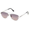 Lunettes de soleil Tom Ford FT1356 ASTOR-02 Lunettes de soleil, Palladium/Fum&eacute;e, 55 mm