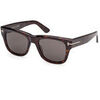 Lunettes de soleil Tom Ford FT1304 FINN-02 Lunettes de soleil, Havana/Fum&eacute;e, 53 mm
