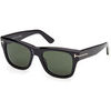 Lunettes de soleil Tom Ford FT1304 FINN-02 Lunettes de soleil, Noir/Vert, 53 mm