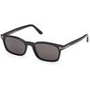 Lunettes de soleil Tom Ford FT1300 MILES-02 Lunettes de soleil, Noir/Fum&eacute;e, 53 mm Noir