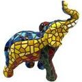 D&eacute;coration sur Grenoble : Statuettes et figurines Signes Grimalt &Eacute;l&eacute;phant Mosa&iuml;que L Jaune Unique. . Maison & D&eacute;co > Statuettes et figurines.