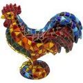 D&eacute;coration sur Grenoble : Statuettes et figurines Signes Grimalt Coq Mosa&iuml;que L Rouge Unique. . Maison & D&eacute;co > Statuettes et figurines.