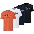 Tee-shirts sur Grenoble : T-shirt S.Oliver Homme T-shirt Paquet de 4 Logo T-Shirt
