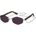 Lunettes sur Grenoble : Lunettes de soleil Marc Jacobs MARC 496/S AIR Lunettes de soleil, Argent/Violet, 57 mm Argent&eacute;