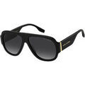 Lunettes sur Grenoble : Lunettes de soleil Marc Jacobs MARC 843/S Lunettes de soleil, Noir/Gris, 59 mm