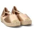 Chaussures d&eacute;contract&eacute;es femme sur Grenoble : Espadrilles Armony 812394 Dor&eacute;