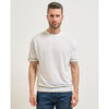 T-shirt BOSS Pull Norberto homme en m&eacute;lange de lin Blanc