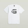 T-shirt G-Star Raw D28823-E385 G ICON GR R T-110 WHITE