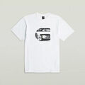 T-shirt G-Star Raw D28823-E385 G ICON GR R T-110 WHITE