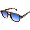 Lunettes de soleil Xlab Tremiti Lunettes de soleil, &eacute;caille/Bleu clair, 49 mm