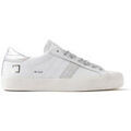 Baskets femme sur Grenoble : Baskets basses D.A.T.E. D-A-T-E-HL-CA-WS HILL LOW CALF WHITE SILVER