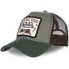 Casquette Von Dutch Casquette Trucker homme Von Dutch Square Flying Eye Vert