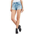Short Le Temps des Cerises Short en Jean Bastille Blue