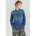 Chemise Le Temps des Cerises Chemise en jeans juanita bleue Grenoble