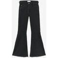 Pantalons sur Grenoble : Jeans Le Temps des Cerises Jeans flare alberta taille haute noir n�0 Noir