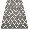 D&eacute;coration sur Grenoble : Tapis Rugsx BCF Tapis Morad TRELIS Treillis marocain - 80x150 cm Noir 80x150 cm. . Maison & D&eacute;co > Tapis.