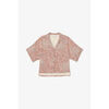 Chemise Le Temps des Cerises Blouse freila &agrave; motif orange et noir Orange