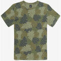 T-shirt Le Temps des Cerises T-shirt jung &agrave; motif jungle kaki Vert