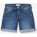 Short Le Temps des Cerises Short paola en jeans bleu Grenoble