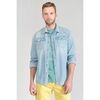 Chemise Le Temps des Cerises Chemise juanito en jeans bleu clair