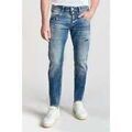 Jeans/Pantalons sur Grenoble : Jeans Le Temps des Cerises Jeans 700/11 adjusted beny destroy bleu