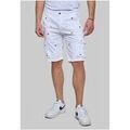 Shorts/Bermuda sur Grenoble : Short Kebello Short Cargo &agrave; motifs H, Blanc Blanc