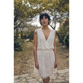 Robes sur Grenoble : Robe Le Temps des Cerises Robe heliot &agrave; dentelle blanche Blanc