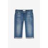 Short Le Temps des Cerises Corsaire arol en jeans bleu d&eacute;lav&eacute; Bleu