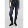 Jeans Le Temps des Cerises Jeans pulp regular zep taille haute 7/8&egrave;me bleu-noir Bleu