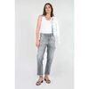 Jeans Le Temps des Cerises Jeans 400/60 girlfriend union taille haute destroy gris
