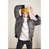 Veste enfant Le Temps des Cerises Veste r&eacute;versible argusgi noir &agrave; motif cachemire Noir