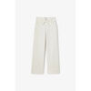 Pantalon enfant Le Temps des Cerises Jeans alexgi wide leg taille haute blanc