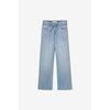 Pantalon enfant Le Temps des Cerises Jeans alexgi wide leg taille haute bleu