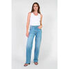 Jeans Le Temps des Cerises Jeans pulp wide leg alba taille haute bleu