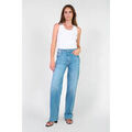 Pantalons sur Grenoble : Jeans Le Temps des Cerises Jeans pulp wide leg alba taille haute bleu