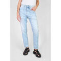 Pantalons sur Grenoble : Jeans Le Temps des Cerises Jeans 400/60 girlfriend sare taille haute vintage bleu