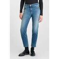 Pantalons sur Grenoble : Jeans Le Temps des Cerises Jeans pulp regular herah taille haute 7/8&egrave;me bleu Bleu
