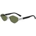 Lunettes sur Grenoble : Lunettes de soleil Moschino MOL101/S Lunettes de soleil, Palladium/Vert, 57 mm