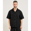 Chemise HUGO Chemise coupe d&eacute;contract&eacute;e pour homme Noir