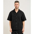 Chemises/chemisettes sur Grenoble : Chemise HUGO Chemise coupe d&eacute;contract&eacute;e pour homme Noir