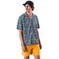 Chemises/chemisettes sur Grenoble : Chemise Brava Fabrics Sunset Aloha Shirt - Navy