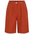 Short Vila Noos Prisilla Trousers - Burnt Brick Grenoble