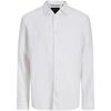 Chemise Jack & Jones 12293563 LAWRENCE LINEN-BRIGHT WHITE